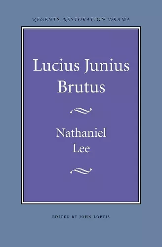 Lucius Junius Brutus cover