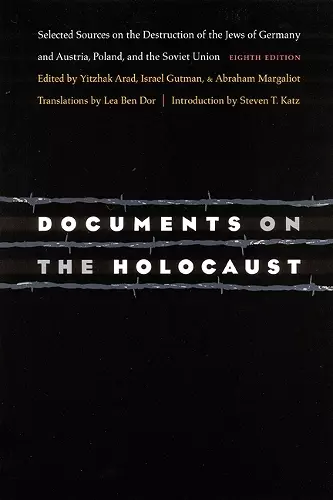 Documents on the Holocaust cover