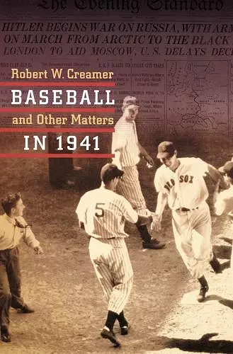 Baseball and Other Matters in 1941 cover