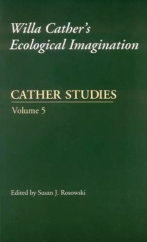 Cather Studies, Volume 5 cover