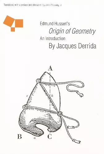 Edmund Husserl's "Origin of Geometry" cover