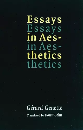 Essays in Aesthetics cover