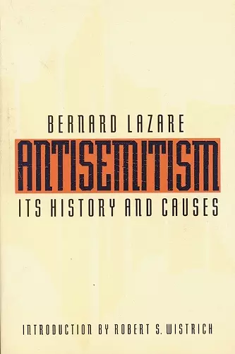 Antisemitism cover