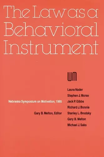 Nebraska Symposium on Motivation, 1985, Volume 33 cover
