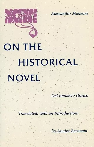 On the Historical Novel cover