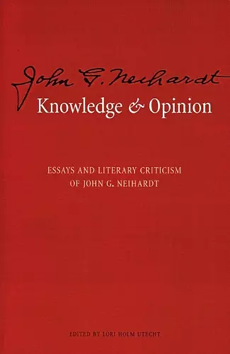 Knowledge and Opinion cover