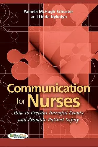 Communication for Nurses cover