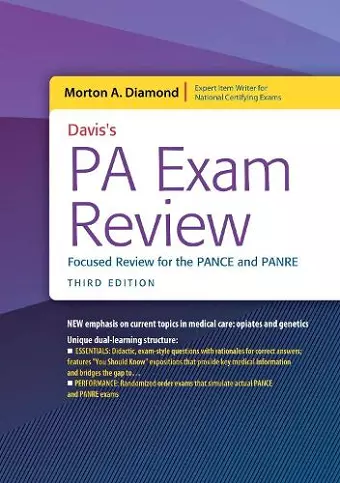 Davis's PA Exam Review cover