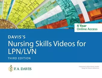 Davis's Nursing Skills Videos for LPN/LVN cover