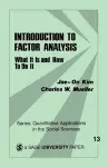 Introduction to Factor Analysis cover