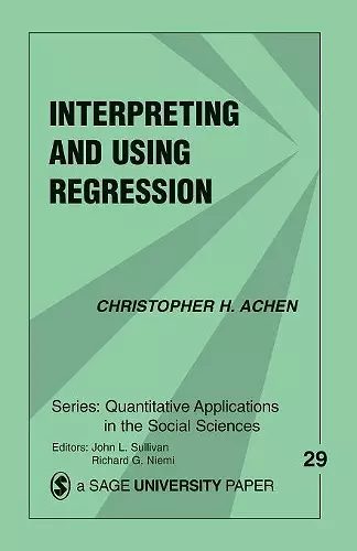 Interpreting and Using Regression cover