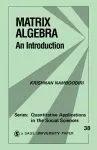 Matrix Algebra cover