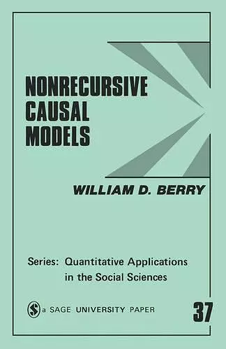 Nonrecursive Causal Models cover