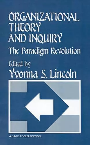 Organizational Theory and Inquiry cover