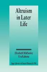 Altruism in Later Life cover