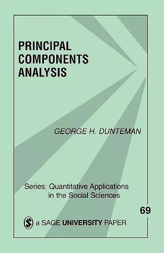 Principal Components Analysis cover