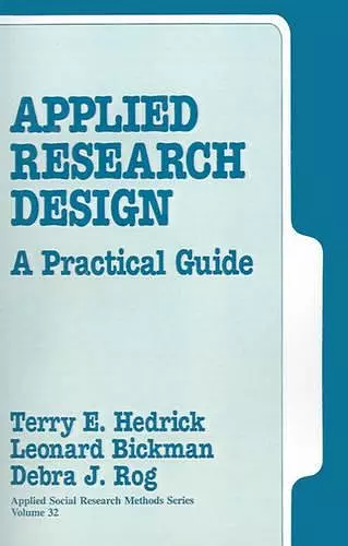 Applied Research Design cover