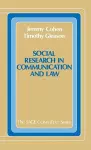 Social Research in Communication and Law cover