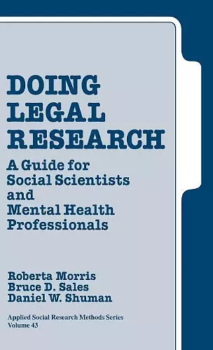 Doing Legal Research cover