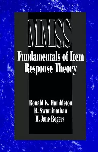 Fundamentals of Item Response Theory cover