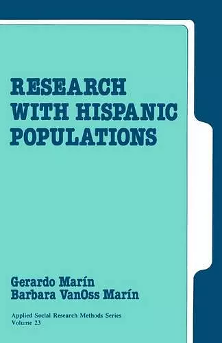 Research with Hispanic Populations cover