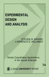 Experimental Design and Analysis cover
