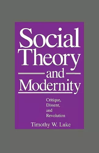 Social Theory and Modernity cover