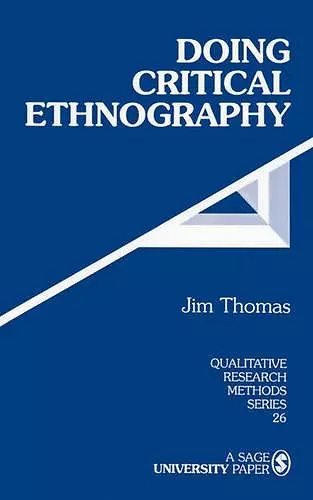 Doing Critical Ethnography cover