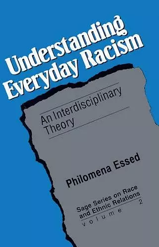 Understanding Everyday Racism cover