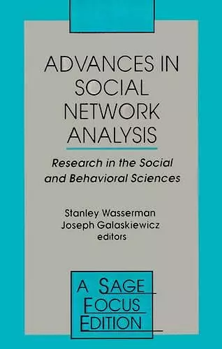 Advances in Social Network Analysis cover