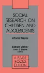 Social Research on Children and Adolescents cover