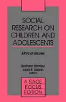 Social Research on Children and Adolescents cover