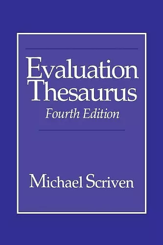 Evaluation Thesaurus cover