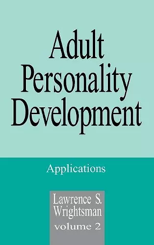 Adult Personality Development cover