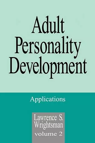 Adult Personality Development cover