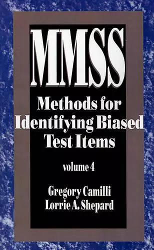 Methods for Identifying Biased Test Items cover