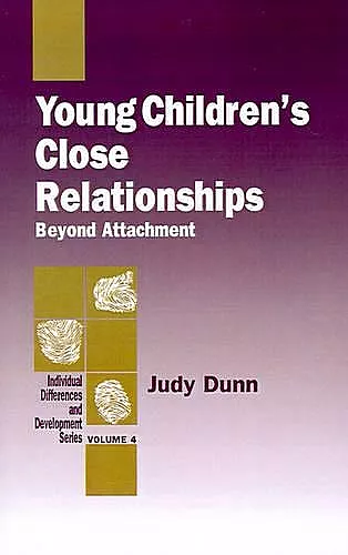 Young Children′s Close Relationships cover