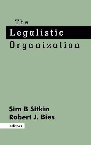 The Legalistic Organization cover