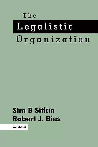 The Legalistic Organization cover