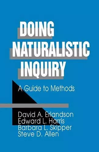 Doing Naturalistic Inquiry cover