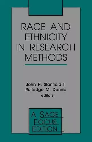 Race and Ethnicity in Research Methods cover