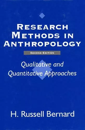 Research Methods in Anthropology cover