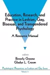 Education, Research, and Practice in Lesbian, Gay, Bisexual, and Transgendered Psychology cover