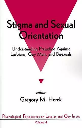 Stigma and Sexual Orientation cover