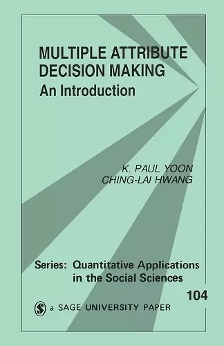 Multiple Attribute Decision Making cover