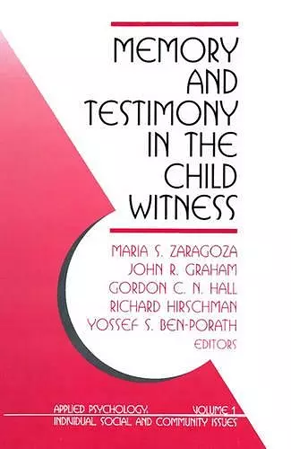 Memory and Testimony in the Child Witness cover