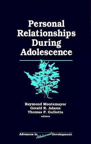 Personal Relationships During Adolescence cover