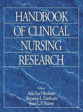 Handbook of Clinical Nursing Research cover