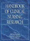 Handbook of Clinical Nursing Research cover