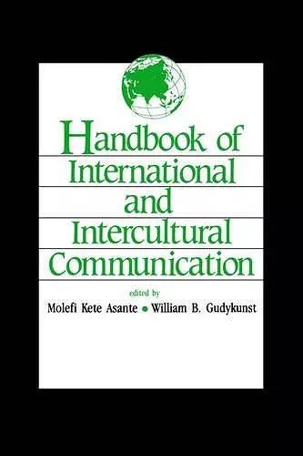 Handbook of International and Intercultural Communication cover